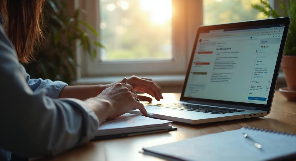 Domain seller organizing a first conversation with a prospective buyer