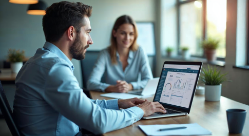 Domain owner preparing a premium domain listing and discussing a direct business sale